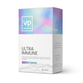 VPLAB Ultra Immune - Immune Supplement 17 Vitamins and Minerals Calcium, Iron and Zinc with an Effective Blend of Probiotics and Prebiotics