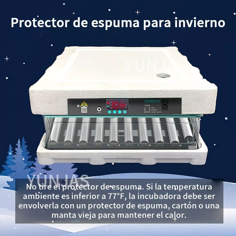 YUNJAS Incubadora para huevos YUNJAS L16 18.5m x 26.5m x