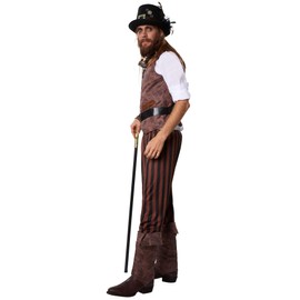 dressforfun 900491 - Men's Costume Steampunk Adventurer, Outfit in an quite adventurous Combination (XXL | No. 302339)