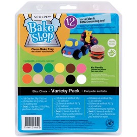 Polyform Sculpey Bake Shop Clay Variety Pack, 14-Ounce (392090)