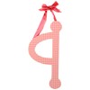 My Baby Sam 9" Pink Gingham Hanging Letter, Q