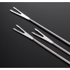 Stainless Steel Fondue Forks,Chocolate Dipping Fork with Heat Resistant Handle,for