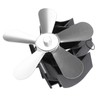 Wall Mounted Fireplace Fan 5 Blade Heat Powered Wood Stove