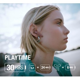 Fresh 'n Rebel Twins Core True Wireless In-Ear Bluetooth Headphones with Voice Assistant, Touch Control and Built-in Microphone, 30 Hours Playtime (Storm Grey)