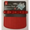 Kitchen Discovery Silicone Spoon Rest BPA Free RED