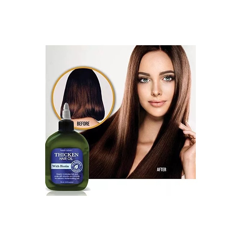 Hair Chemist Aceite Biotina Natural Hair Chemist Fortalece El Cabello