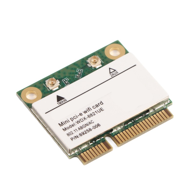 Dual Band 2.4G/5Ghz Network Card 433Mbps WIFI Mini PCI‑E Wireless
