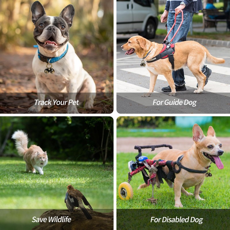 Extra Loud Cat & Dog Bell for Collar, Pet Tracker