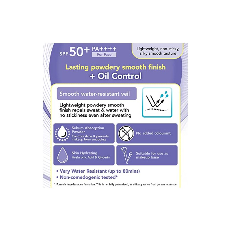 Biore Smooth UV Perfect Face Milk, SPF 50+, PA+++, 1.1