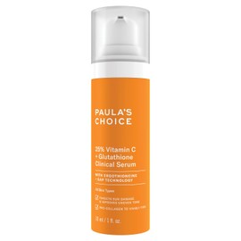 Paula's Choice 25% Vitamin C + Glutathione Clinical Serum - Anti-Aging Vitamin C Serum Reduziert Sonnenschäden & Pigmentflecken, Verbessert Verfärbungen - mit Glutathion - Alle Hauttypen - 30 ml