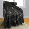 HommomH Black Cat Throw Blanket for Women Girls, Cat Lover