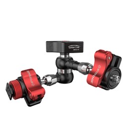 IFOOTAGE 7 Inch Camera Magic Arm Aluminium Articulated Arm with Cold Shoe Mount and Mini Head for DSLR Camera Rig/LCD Monitor/Action Camera, Max. Load 13.2 lbs/6 kg, Spider Crab MA3-4