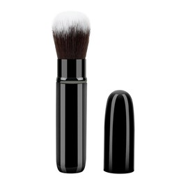 Retractable Brush Powder Brush Foundation Makeup Brush Retractable Brush Powder Brush for Applying Foundation Powders and Mineral Cosmetics Lipstick brush black
