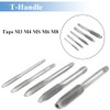 Mesee 6Piece Tap Wrench Tool Set, Adjustable T-Handle Ratchet Tap