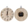 xuuyuu. Wooden Sauna Clock Table Clock for Sauna Clock 12