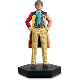 Eaglemoss Doctor Who Figurine Collection the Sixth Doctor Colin Baker Hand Painted 1:21 Scale Collector Boxed Model Figure #65