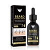 Beard Growth Kit with Rollers Beard Growth Agent Men Black