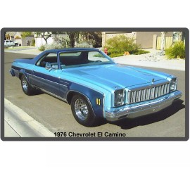 1976 Chevy El Camino  Auto Refrigerator / Tool Box  Magnet