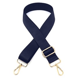 WULIQIUQIU Wide Shoulder Purse Strap Replacement Crossbody Bag Adjustable Navy Blue