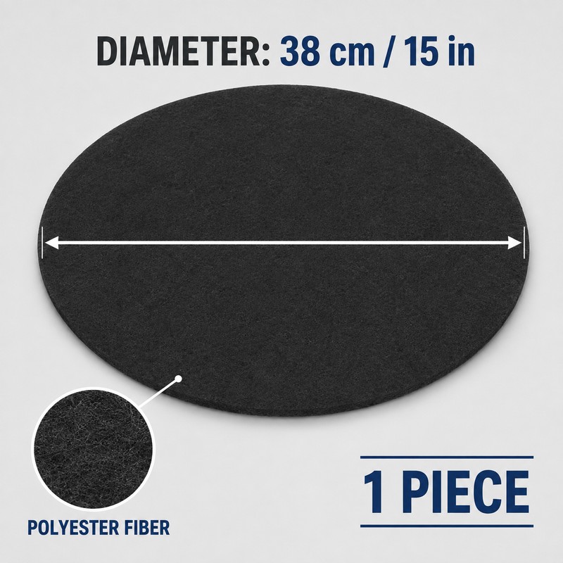 15-Inch Polyester Oil Drain Splash Pad for Automotive Oil Changes