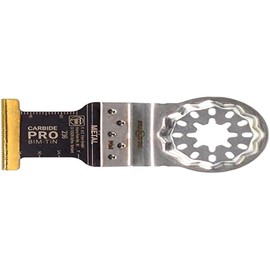 FEIN E-Cut Carbide Pro 63502236220 Plunge Saw Blade TiN Coated Hard Materials and Wood 35 x 45 mm Pack of 3