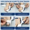 ePicsoa Hallux Valgus Korrektur Set, Unisex Fixierplatte Upgrade Hallux Valgus