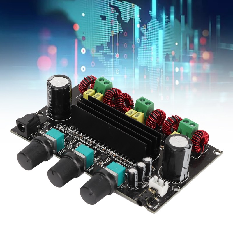 Digital Power Amplifier Board 80W+80W+100W 2.1 Channel Power Amplifier Board