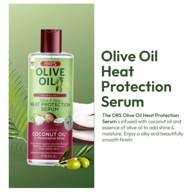 Zm Sérum Protector Térmico Para Cabello Ors Aceite De Oliva