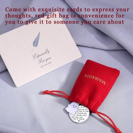 MAIBAOTA Best Friend Keychain Gifts, Friendship Gifts for Women Men, Birthday Gifts for Best Friend, Long Distance Friendship Keychain, Sentimental Gifts for Friend