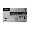 HIDISC Music Cassette Tape, Normal Position, 10 Minutes, 4 Rolls