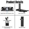 2-Be-Best Universal Projector Ceiling Mount with Tray, 14.8-24.8IN / 37.5-63CM