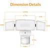 LEPOWER LED Security Lights Motion Sensor Light Outdoor, 38W 4200LM