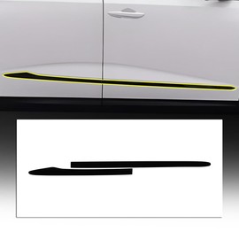 BOGAR TECH DESIGNS for Acura MDX 2022-2025 Lower Side Chrome Delete Overlay, Gloss Black