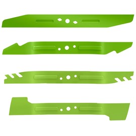 EGO Power+Parts Upper Blade with Interchangeable Extended Runtime,Mulching,and High Lift Bagging Lower Blades Set for LM2130,LM2133,LM2130SP,LM2135SP,LM2150SP,and LM2156SP 21inch Select Cut Mowers