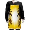 Ambesonne Palm Tree Apron, Holiday Theme a Sunny Tropical Place