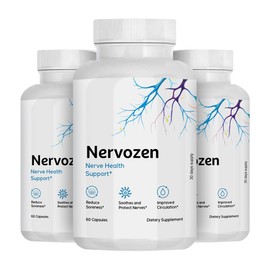 nutradash (3 Pack) Nervozen Nerve Health Support, Nervozen Supplement