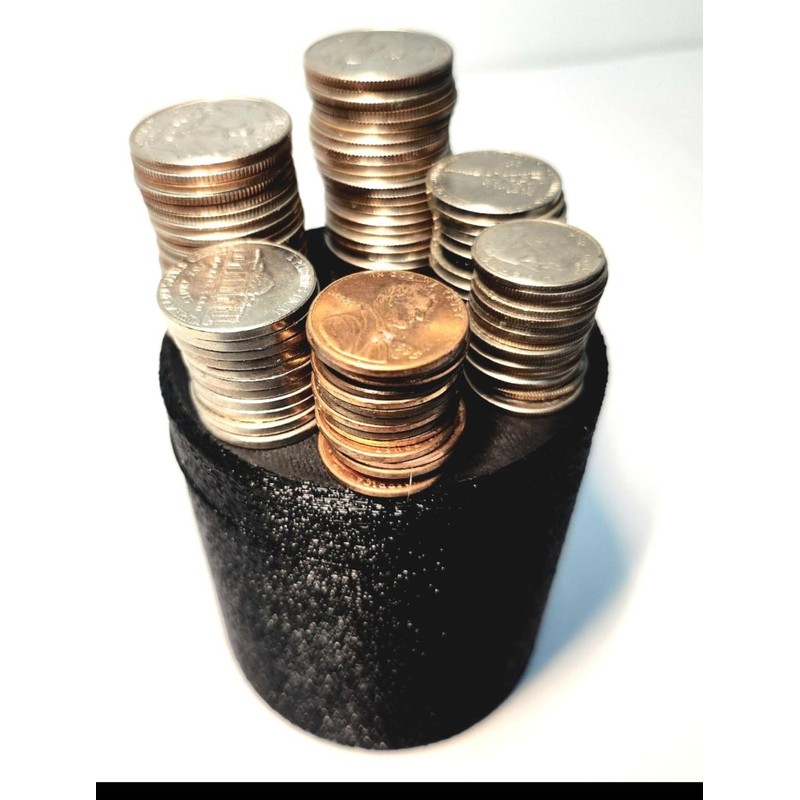Coin Caddy Coin Holder for Cars Low Profile Change Coin