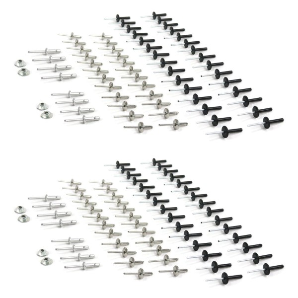 The ROP Shop (Pack of 4) Complete Body Trim Rivet