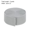 sourcing map Twill Wide Elastic Band Double-Side 3cm(1.2") Flat 2