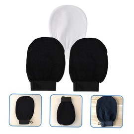 DOITOOL 6 Pcs Bath Gloves Exfoliating Mitt Shower Gloves Body Shower Scrub Skin Exfoliating Body Scrub Glove Scrub Gloves Exfoliating Exfoliate South Korea Baby Double Sided Viscose Fiber