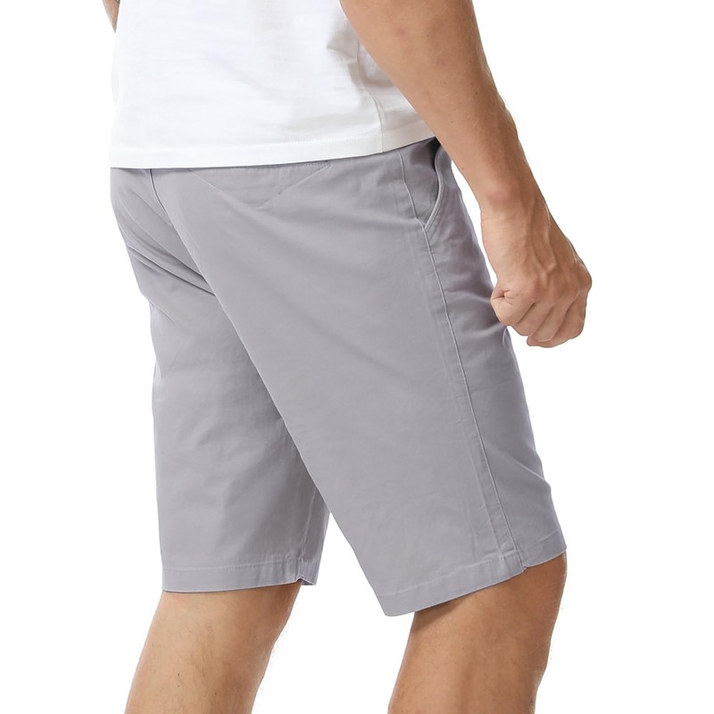 Zetieny Men's Cotton Chino Shorts Summer Cargo Short Regular Fit