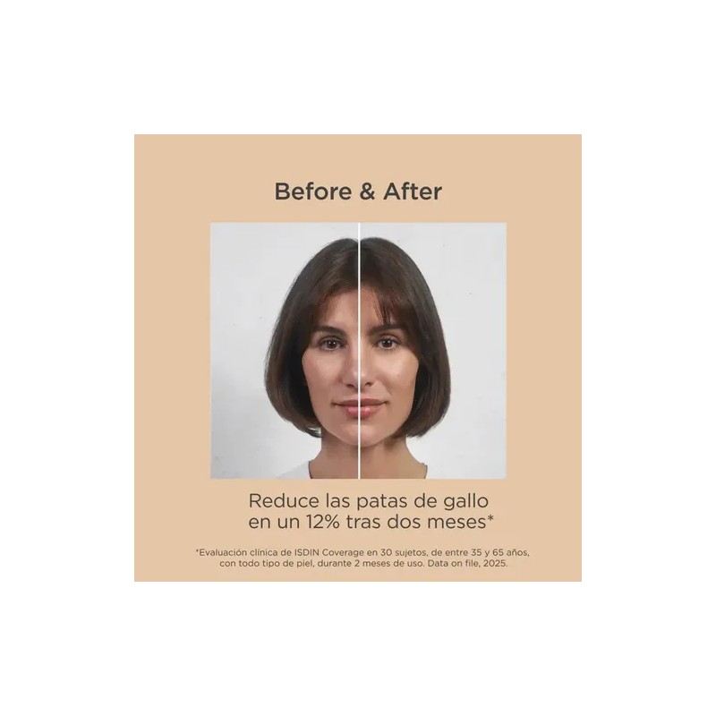 Base De Maquillaje Coverage Spf 50 Sand 30ml Isdin