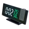 LED Digital Alarm Projector Clock Multifunction Four Levels Brightness Angle