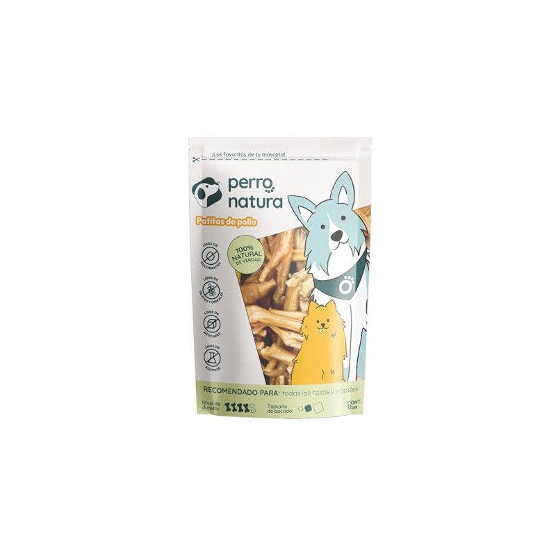 Premios Patitas de Pollo 12pz - Libre de Hormonas Premium