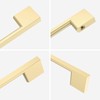 9BUILD 10 Pack Brushed Gold Cabinet Pulls 5 Inch Cabinet