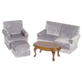 Dollhouse Miniature Clifford 4-Pc. Living Room Set