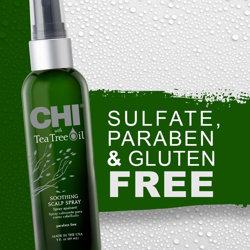 CHI Tea Tree Oil Soothing Scalp Spray, Moisturizing Spray For