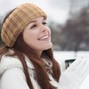 DRESHOW Winter Headbands for Women Fuzzy Fleece Lined Ear Warmer