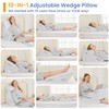 Sasttie Wedge Pillow Set for After Surgery, 3PCS Adjustable Bed