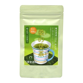 Manshoido Manshodo Mulberry Leaf Tea Powder, 3.5 oz (100 g), Powdered in Japan, Mulberry Tea, Efficacy, Blue Juice, Kuwacha, Sugar Free, Cultivation, Made in Kumamoto Prefecture, Caffeine-less